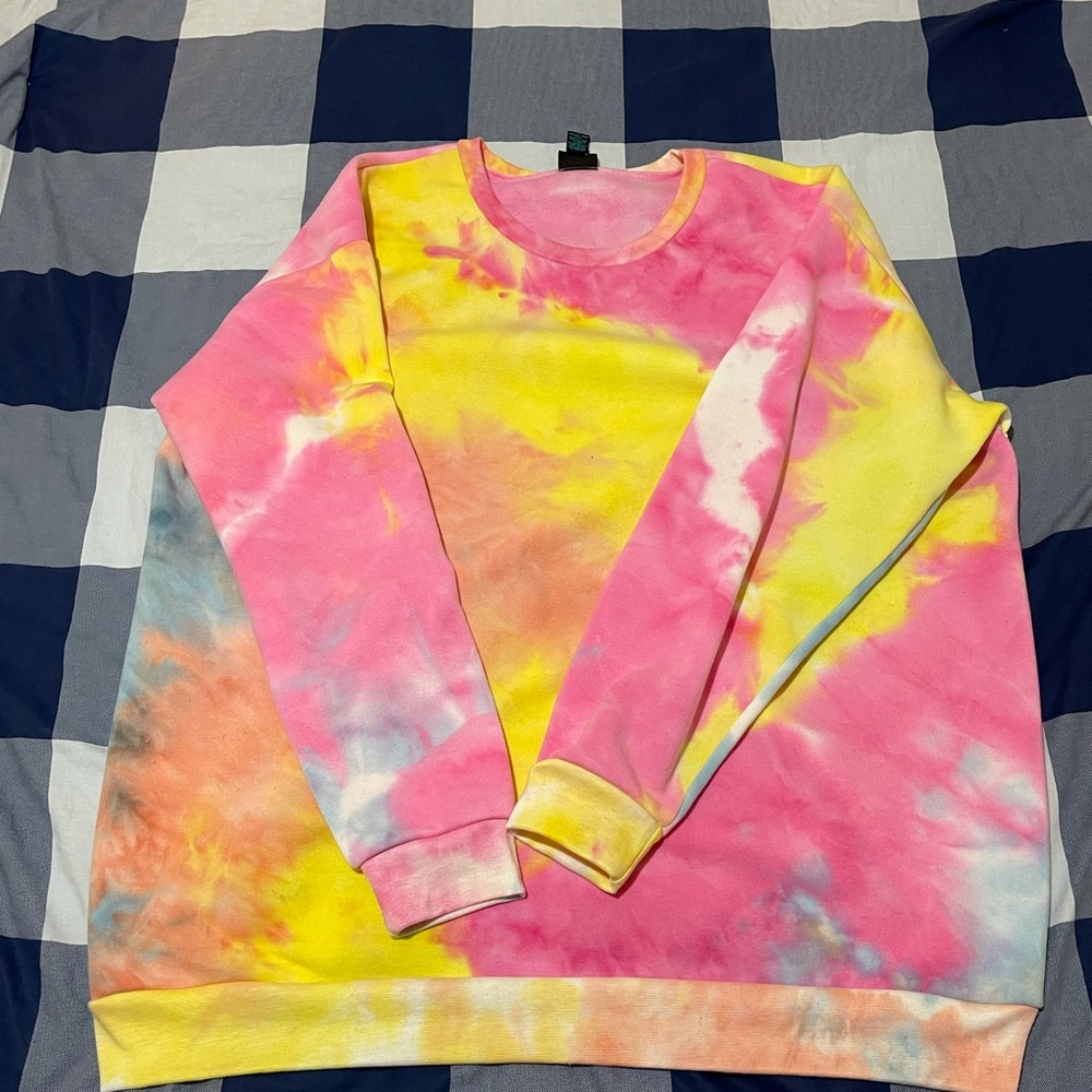 Rue+ Over sized tie dye crew neck sweater